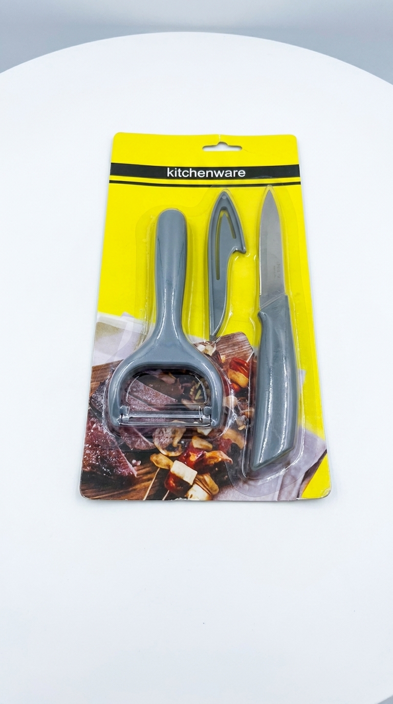 Kitchen Ware Knife and Peeler -Set -3in1